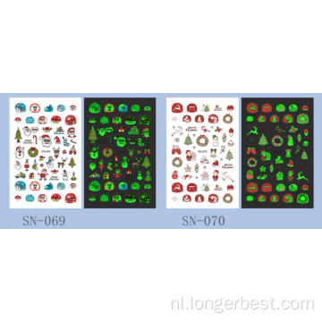 Nagelsticker Xmas 3D geprint